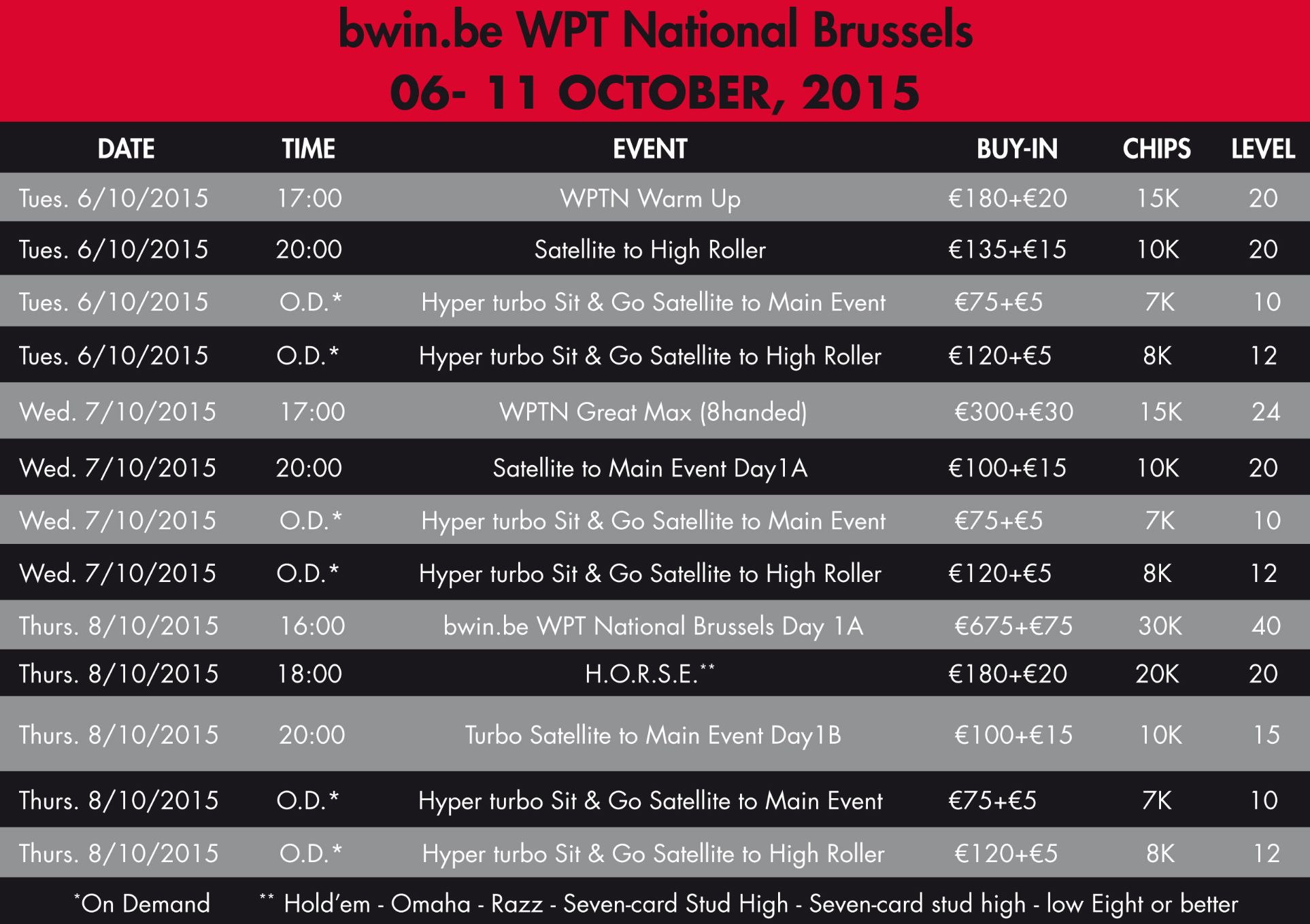 WPTN Brussels - Oktober 2015