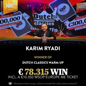 Karim Ryadi wint Dutch Classics 2021