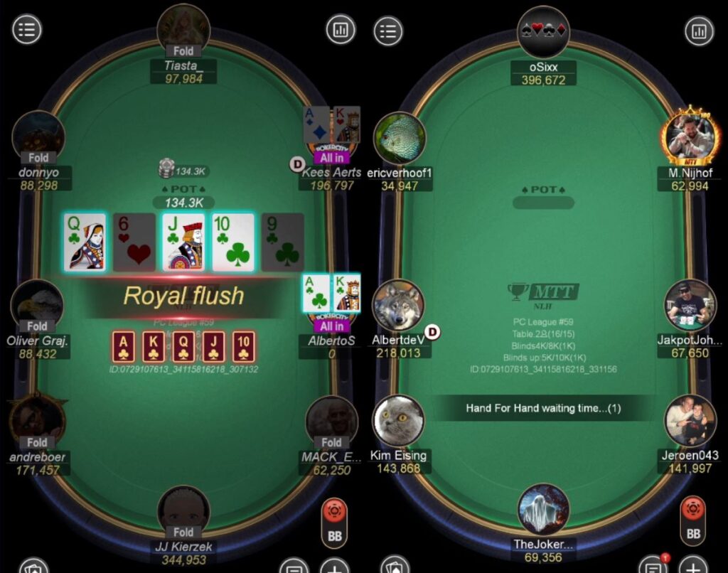 PokerCity League #59 - Bubble Royal Flush Alberto Stegeman