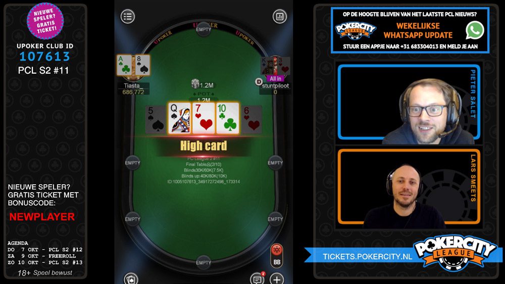PokerCity League - Seizoen 2 - #11 - Heads-up