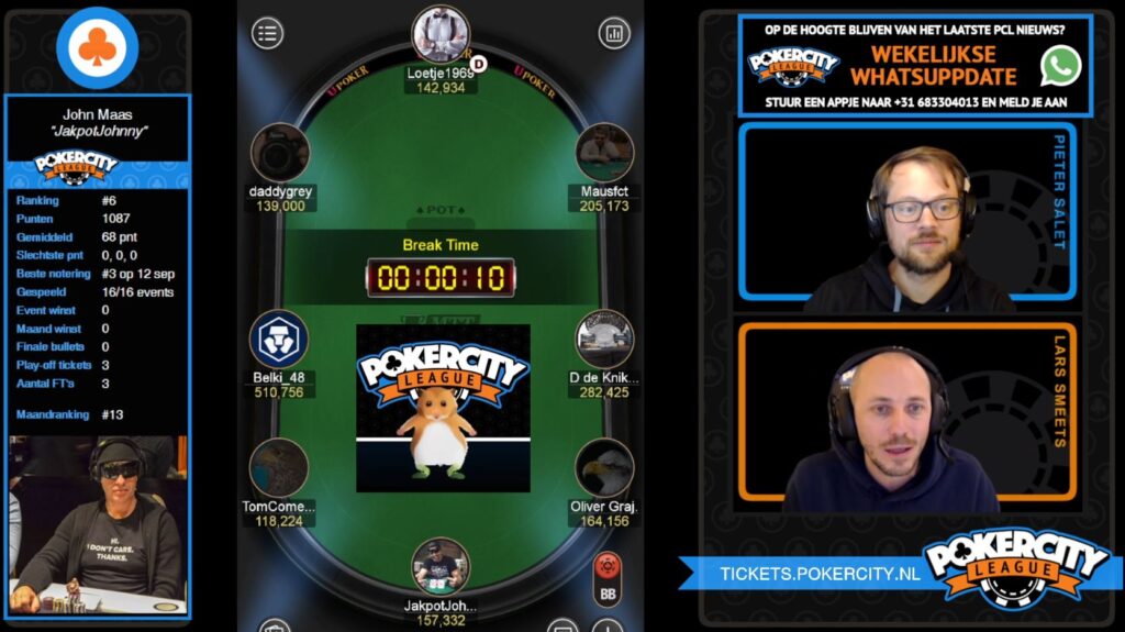 PokerCity League - Seizoen 2 - #17 - Finaletafel
