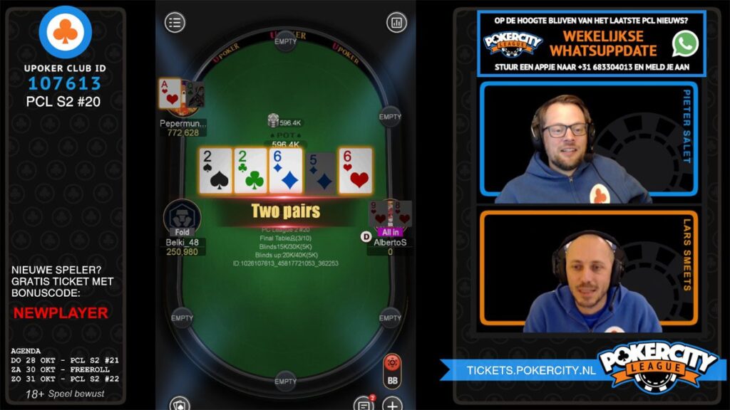 PokerCity League - Ronde 20 - Alberto Stegeman