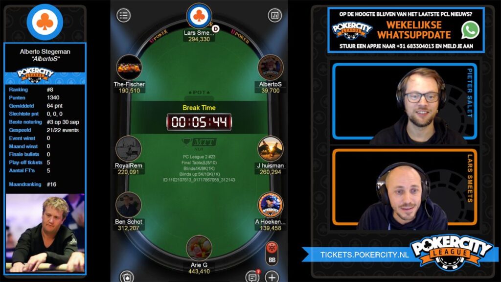 PokerCity League - Ronde 23 - Finaletafel
