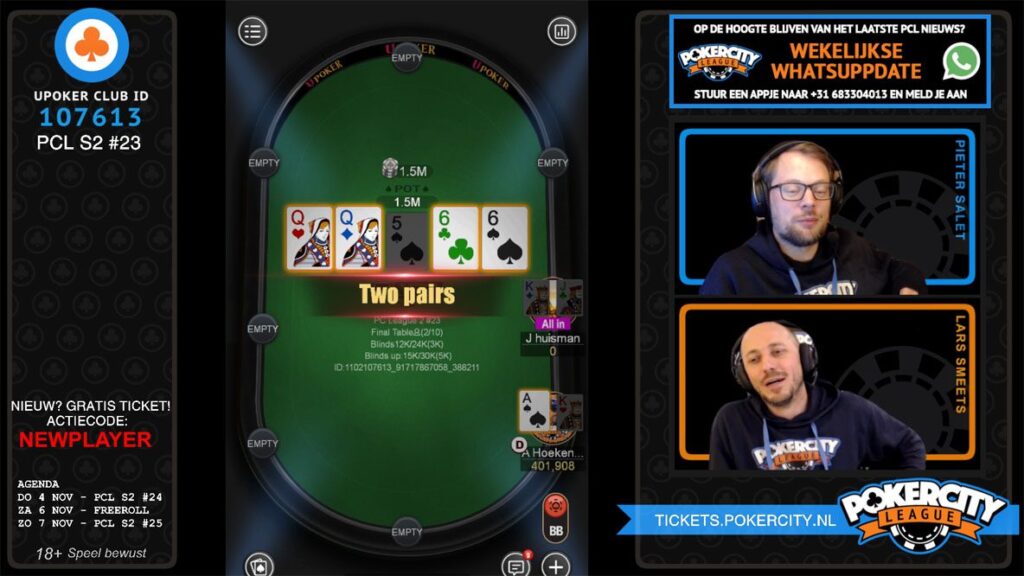 PokerCity League - Ronde 23 - Albert Hoekendijk