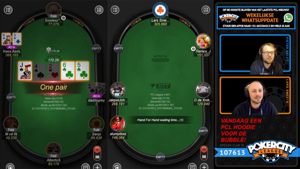 PokerCity League - Seizoen 2 - #41 - Bubble