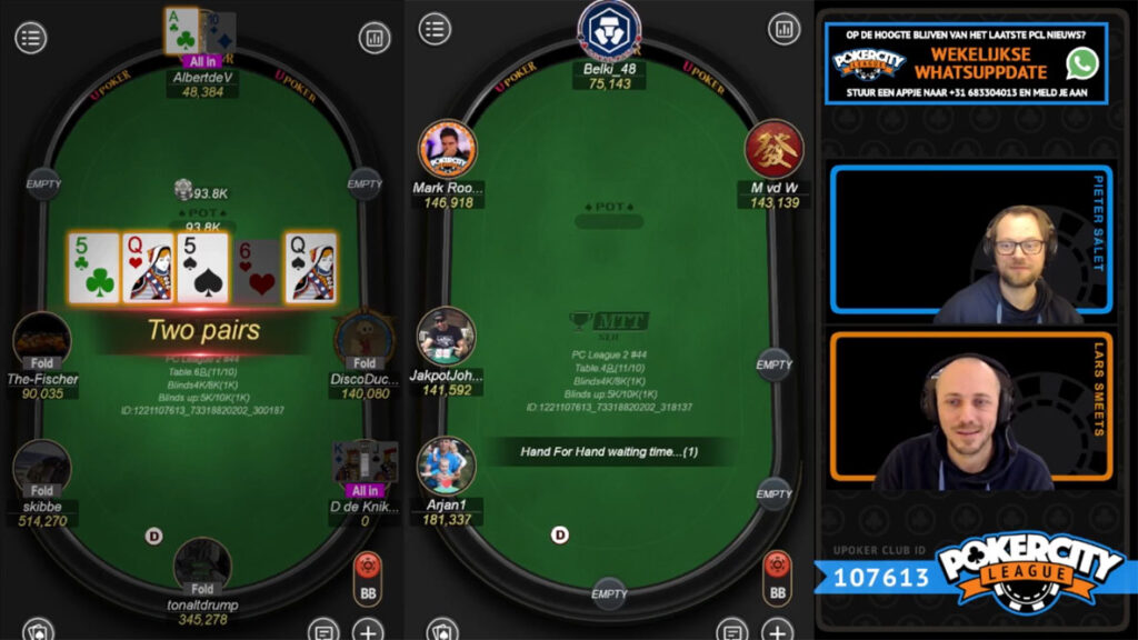 PokerCity League - Seizoen 2 - Ronde 44 - Bubble