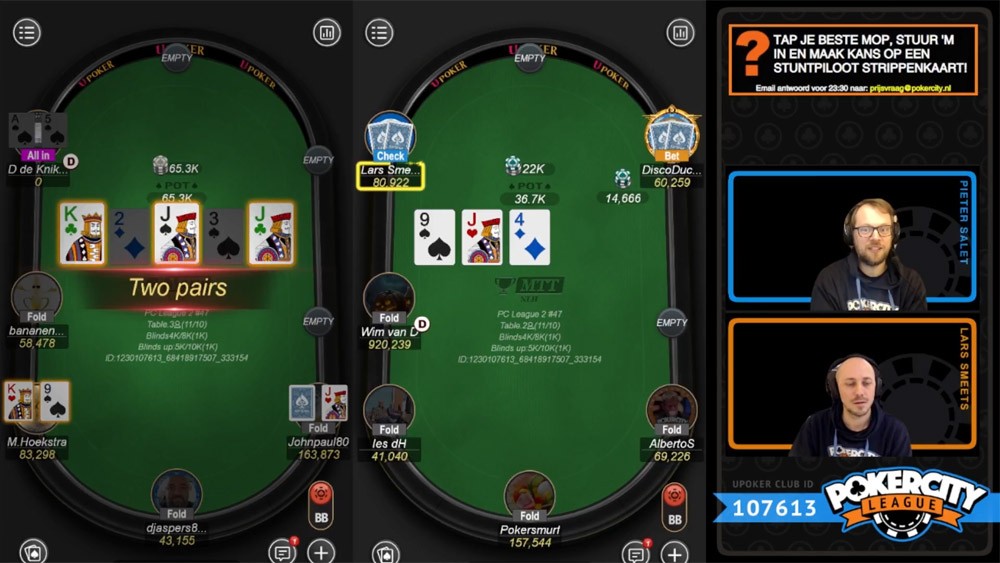 PokerCity League - Seizoen 2 - Ronde 47 - Bubble