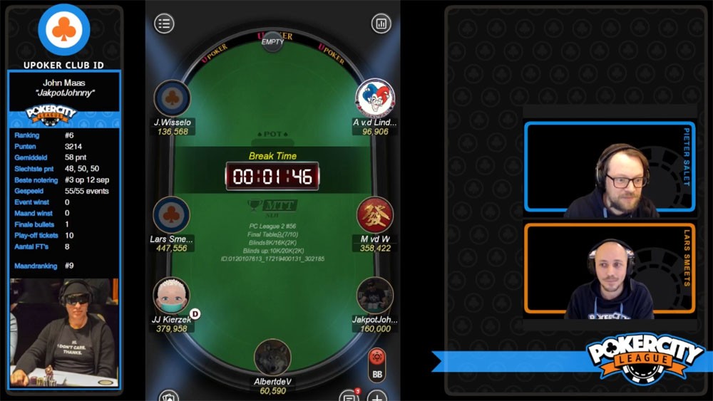 PokerCity League - Seizoen 2 - #56 - Finaletafel