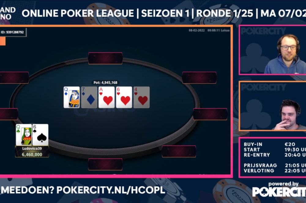 Ludovico39 wint Holland Casino League voor €1.100!