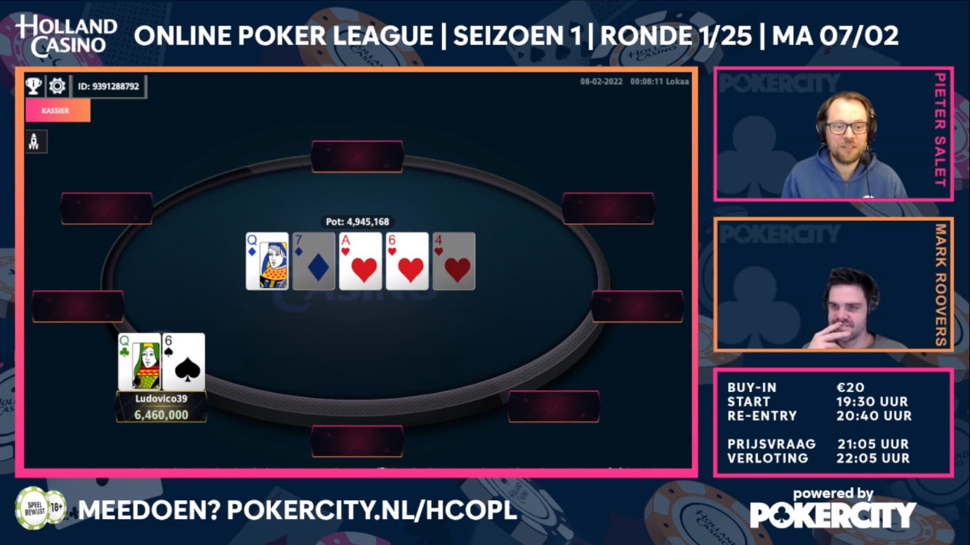 Holland Casino Online Poker League - #1 - Ludovico39