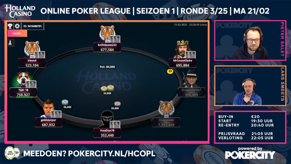 Holland Casino Online Poker League - #3 - Finaletafel