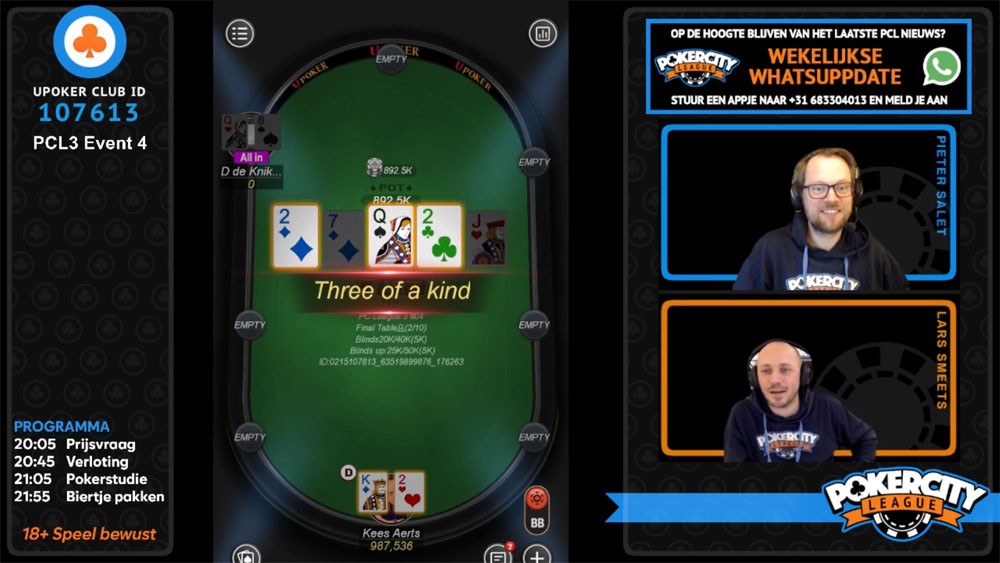 PokerCity League - Seizoen 3 - Ronde 4 - Kees Aerts