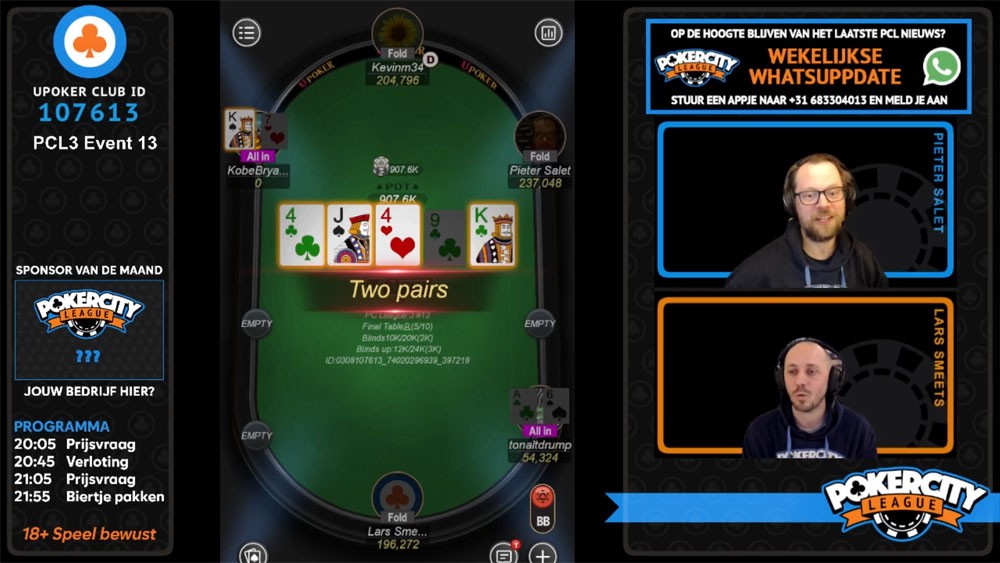PokerCity League - Seizoen 3 - #13 - Geweldige call Jerrel Meyerhoven