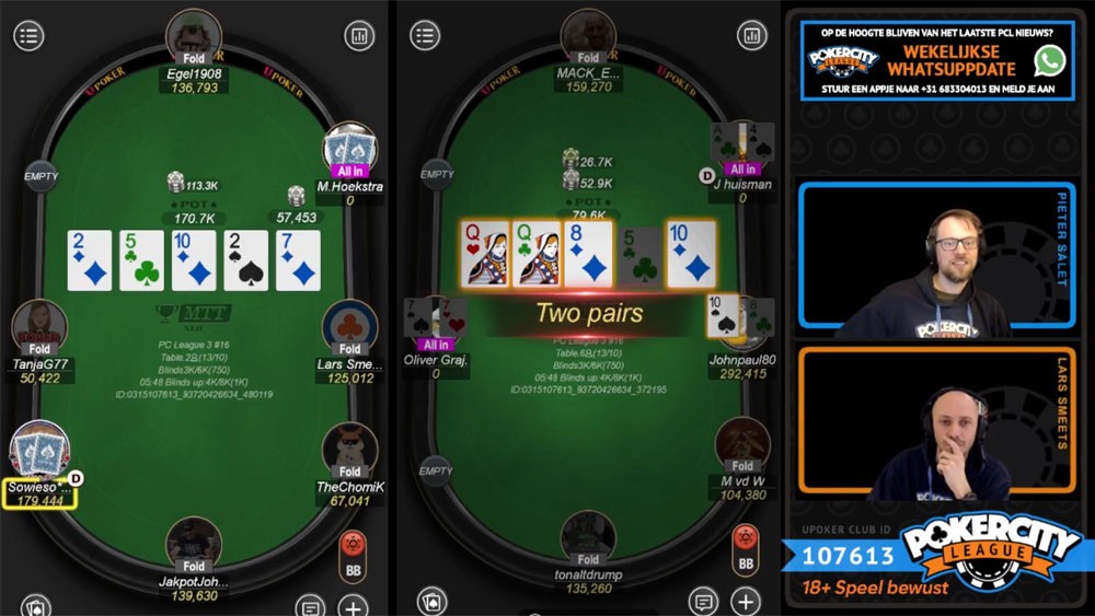 PokerCity League - Seizoen 3 - #16 - Bubble