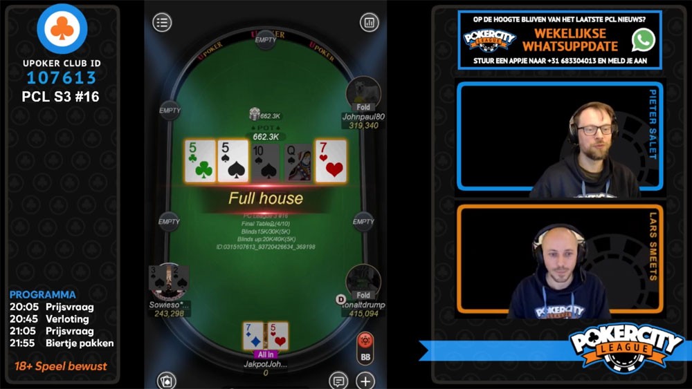 PokerCity League - Seizoen 3 - #16 - Cooler Menno Immers