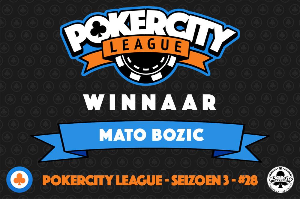 PokerCity League - Seizoen 3 - #28 - Mato Bozic