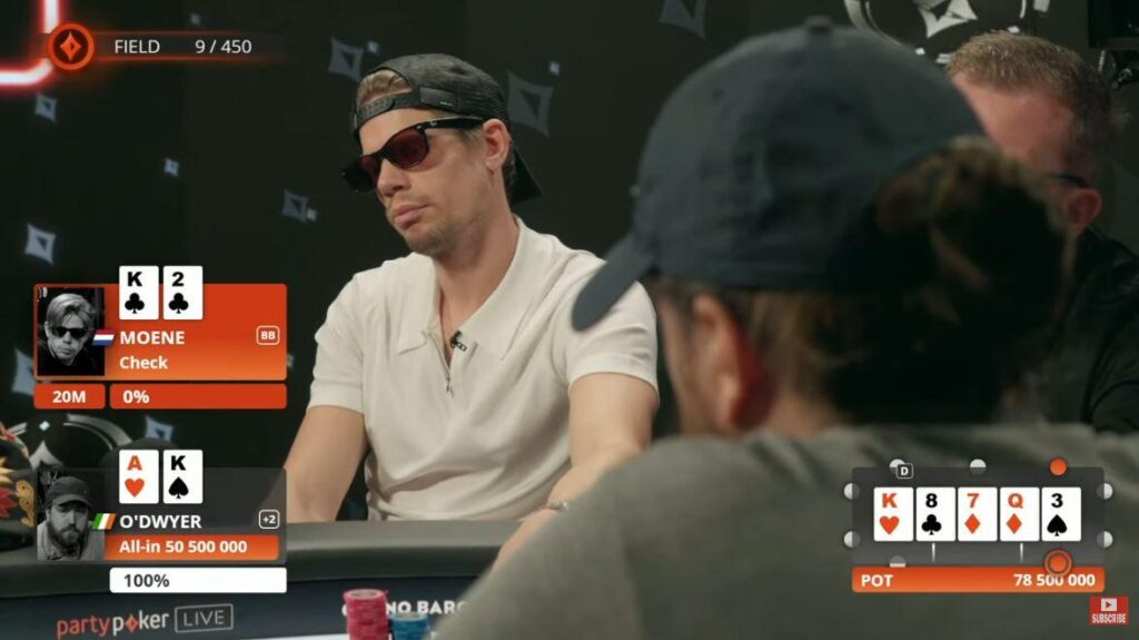 partypoker LIVE MILLIONS Europe - Jelle Moene