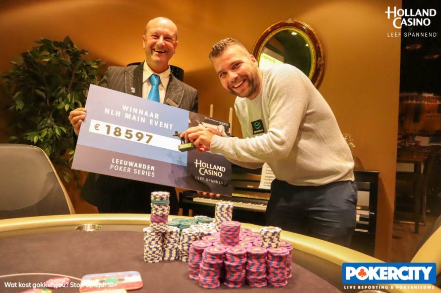 Patrick van Dijk wint Main Event Leeuwarden Poker Series (€18.597)