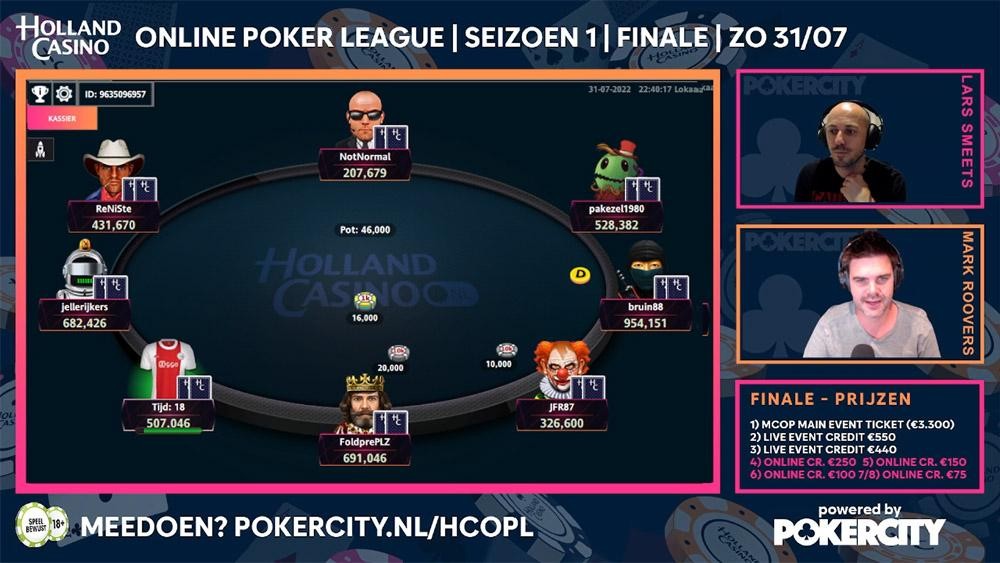 HCOPL - Seizoen 1 - Finale - Finaletafel