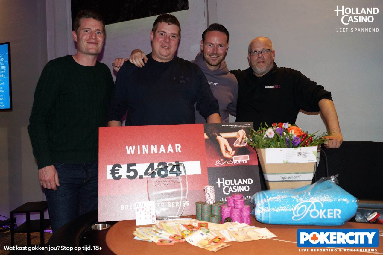 Peter Hapers memenangkan €455 NLH Mystery Bounty FO |  Seri Poker Breda