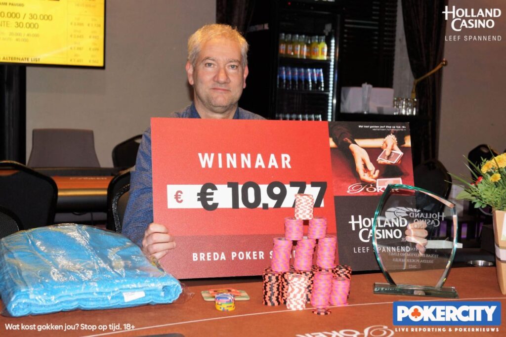 Sandro Farina wint €345 Starter Event | Breda Poker Series