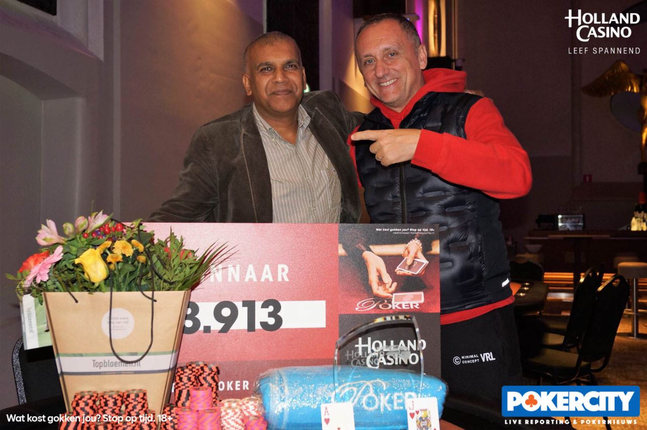 Rajjendernath Chigharoe memenangkan €220 NLH kesempatan terakhir FO (€3.913) |  Seri Poker Breda