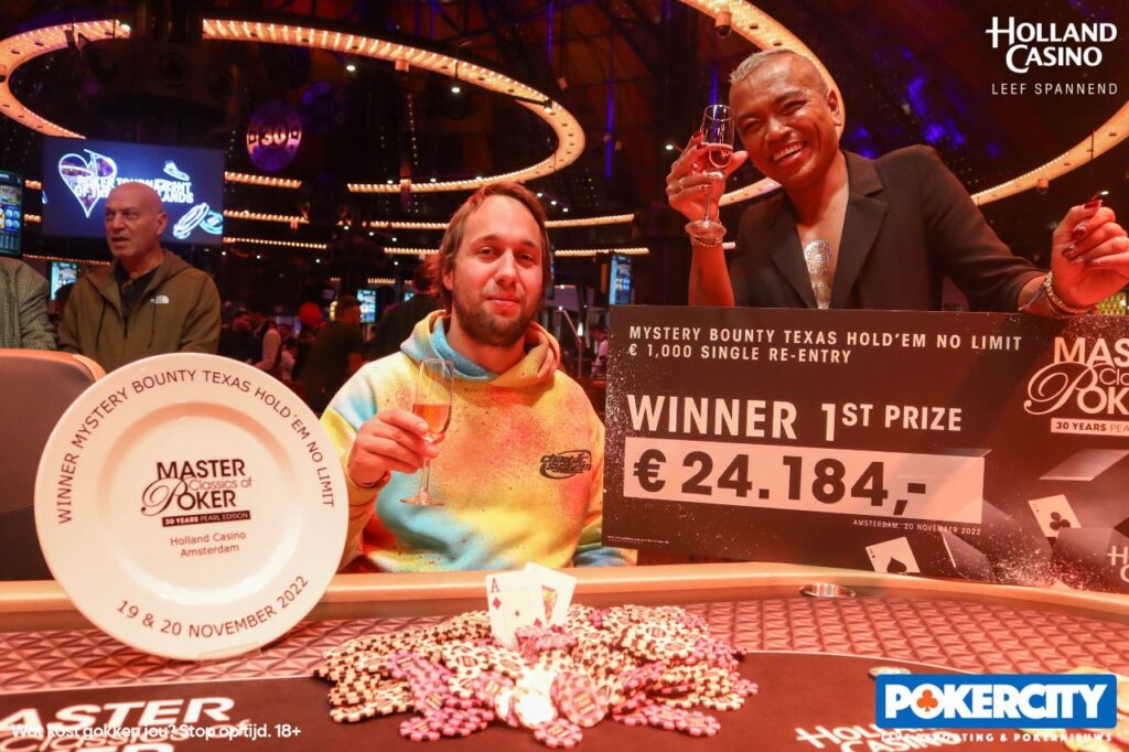 MCOP: Fabian Rolli wint bordje in €1.100 NLH Mystery Bounty (€24.184)