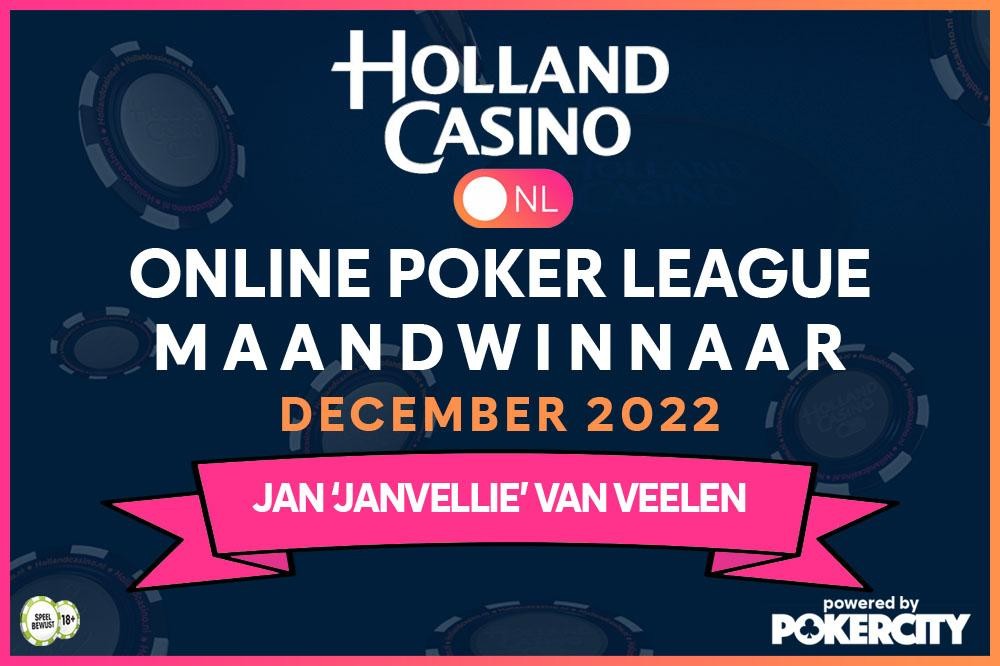 HCOPL - Seizoen 2 - Maandranking december: Jan 'janvellie' van Veelen