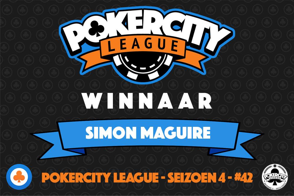 PokerCity League - Seizoen 4 - #42 - Simon Maguire