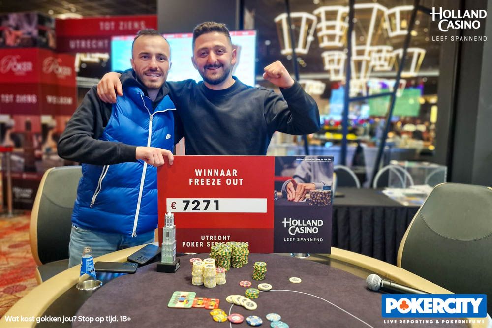 Utrecht Poker Series: Geocha Makharadze wint €455 NLH Mystery Bounty (€7.271)