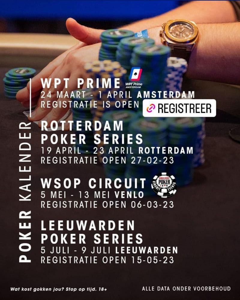 Holland Casino Pokerkalender 2023