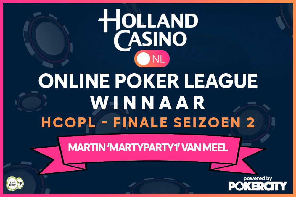 Holland Casino Online Poker League - Seizoen 2 - FINALE - Martin 'martyparty1' van Meel