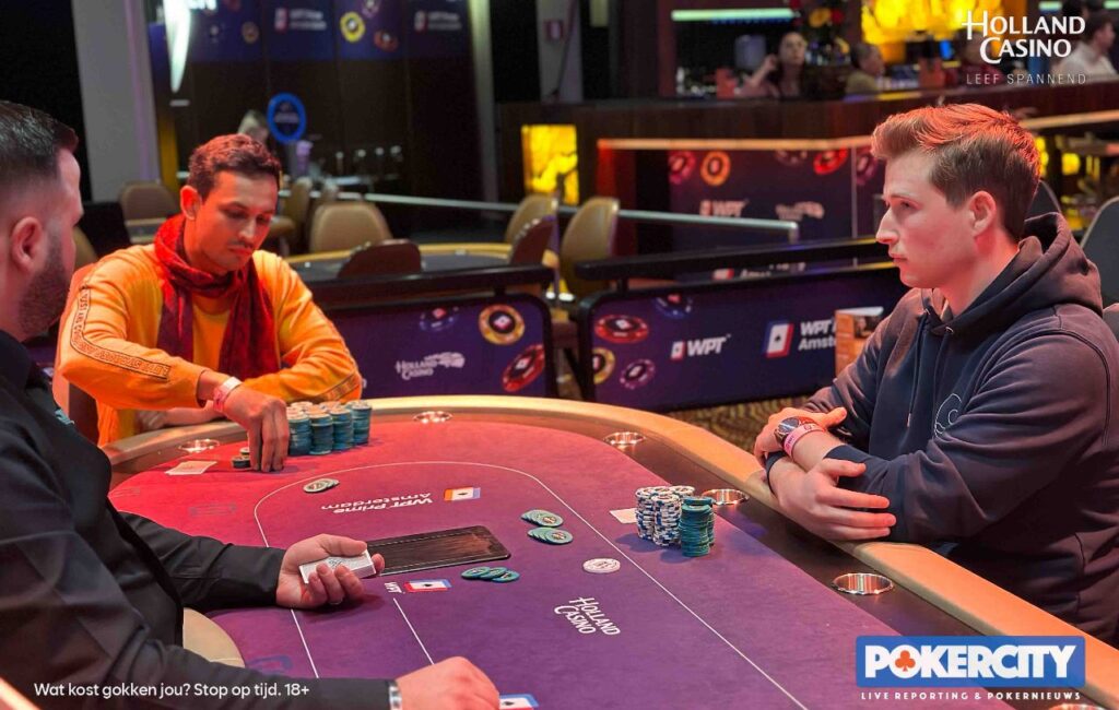 Heads-up tussen Jaykumar Padodara en Wietse Baas