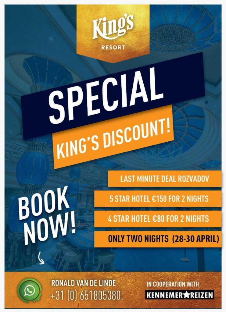 LAST MINUTE KING’S DISCOUNT SPECIAL | Benelux Classics (26 april t/m 1 mei)