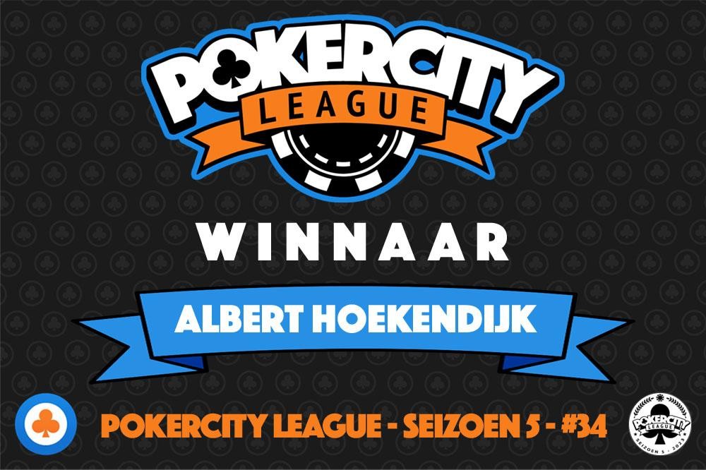 PokerCity League - Seizoen 5 - #34 - Albert Hoekendijk
