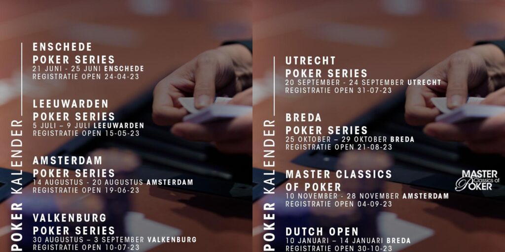 Holland Casino Poker Kalender 2023