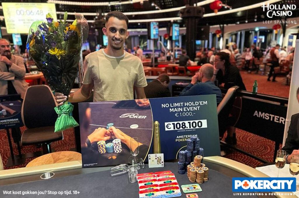 Zerreti El Yazeed wint Amsterdam Poker Series 2023