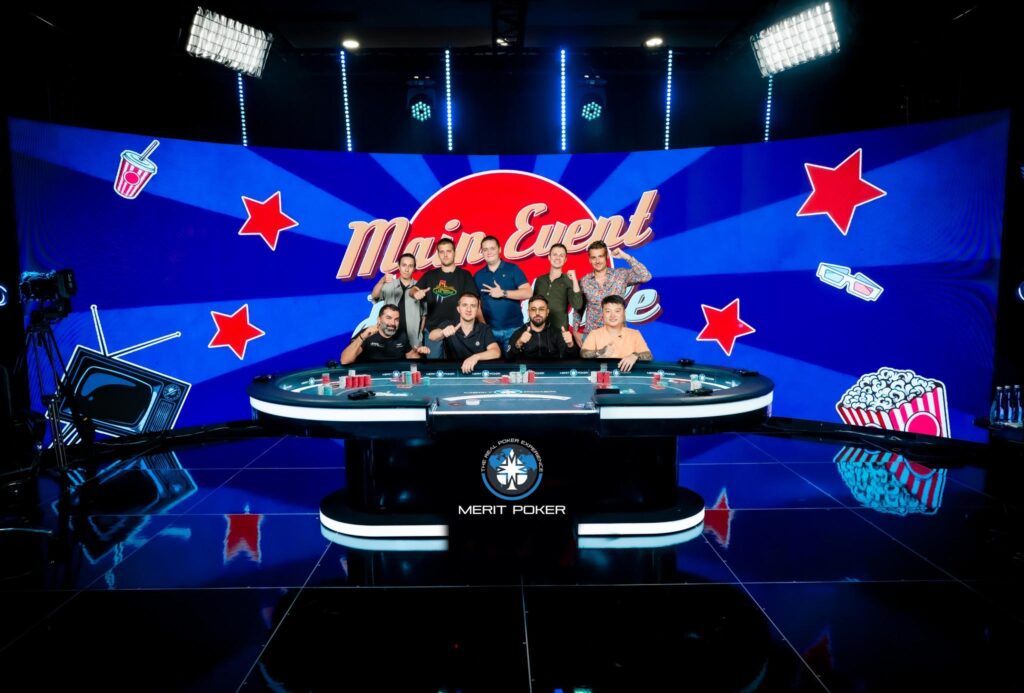 Finaletafel | Merit Poker Retro Series