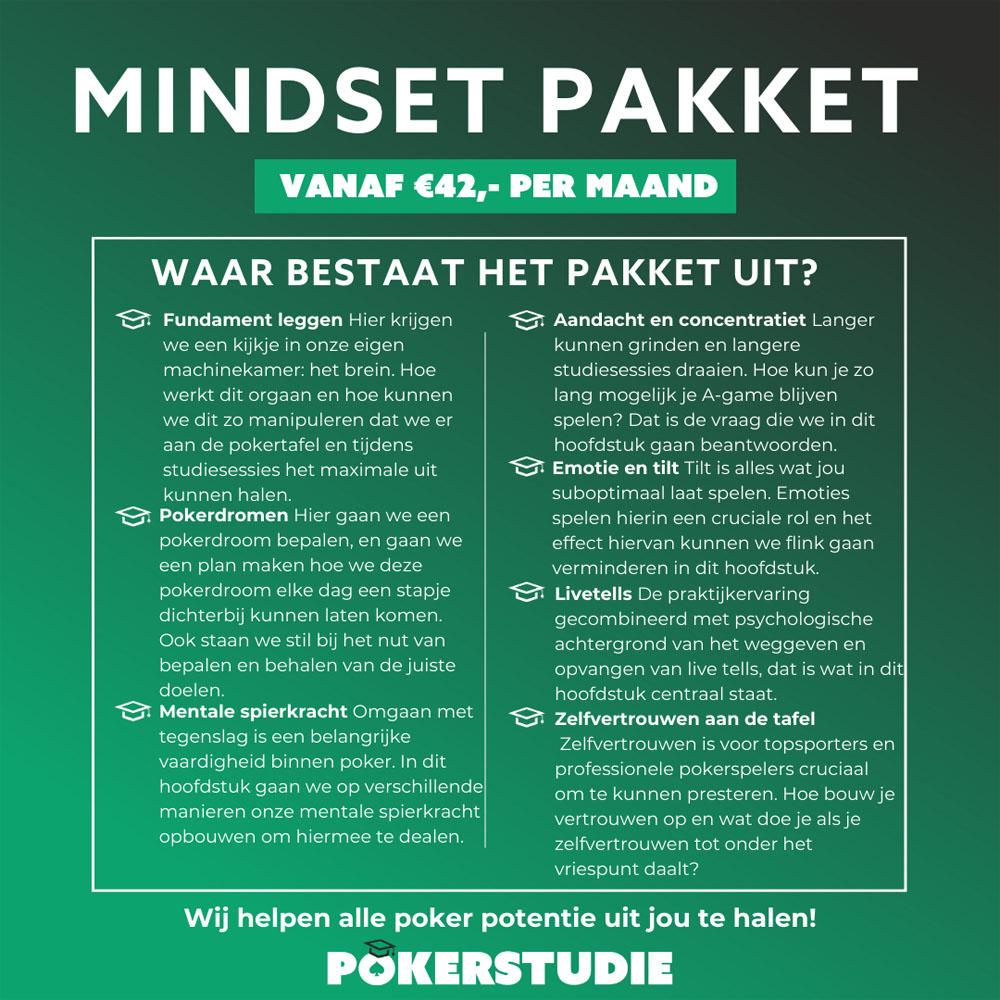 Mindset Pakket | Pokerstudie 