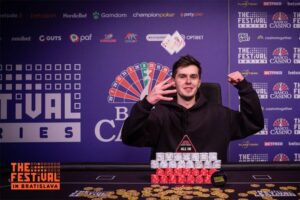 Gabriel Rymar wint Main Event The Festival Bratislava 2023