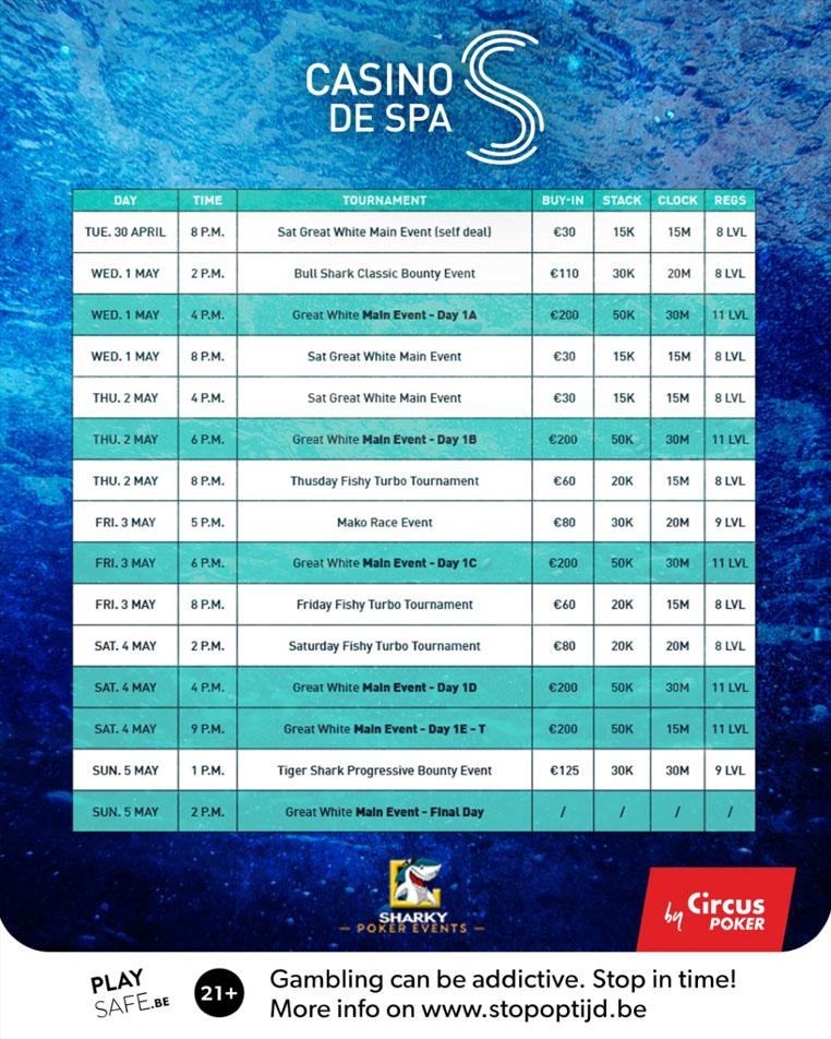 Sharky Poker Feast 2024 | Casino de Spa