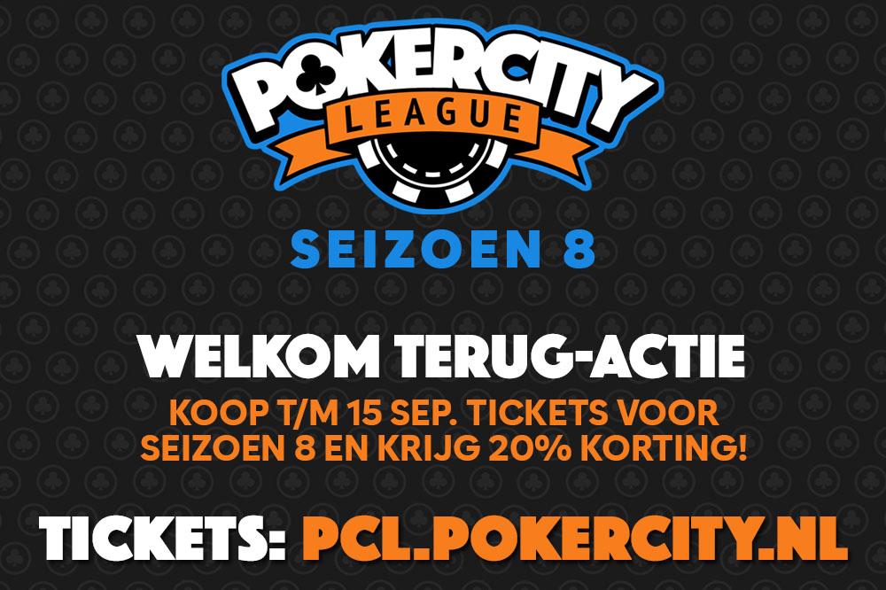 PokerCity League | Seizoen 8 | Welkom Terug