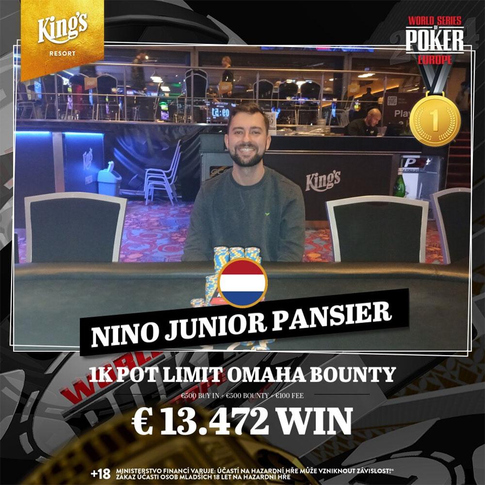Nino Pansier | WSOPE 2024