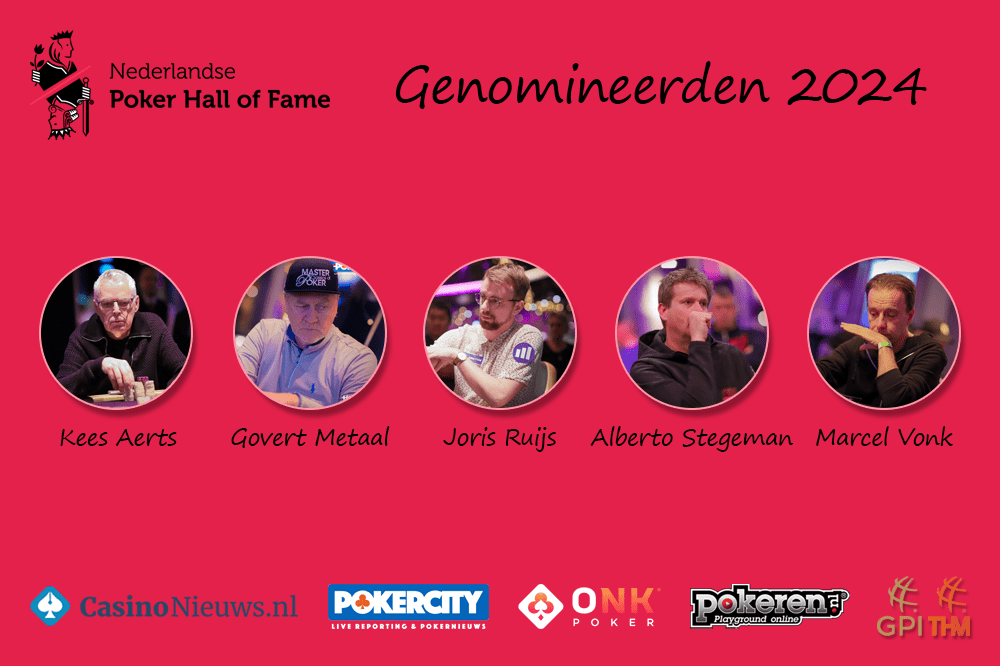 Nederlandse Poker Hall Of Fame | Genomineerden 2024