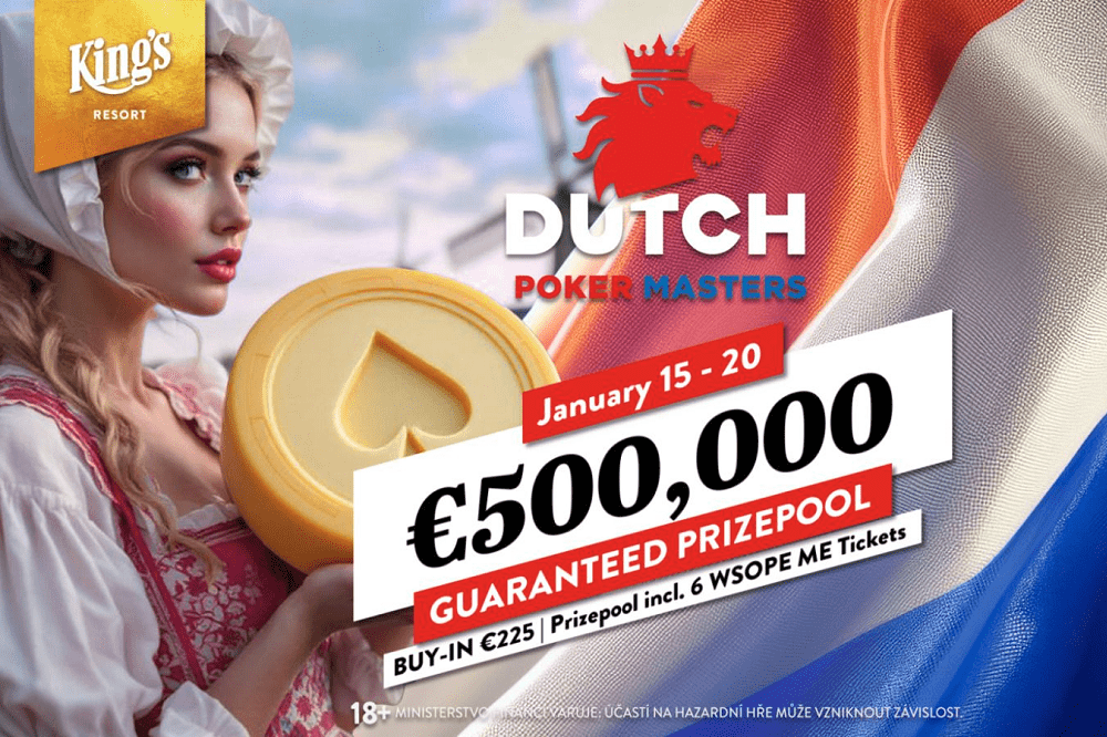 Dutch Poker Masters (15-20 januari 2024) | King's Resort, Rozvadov