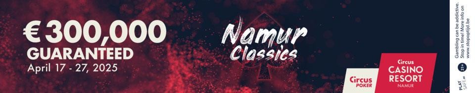 Namur Classic's 2025 (17 t/m 27 april) | Circus Casino Resort Namur