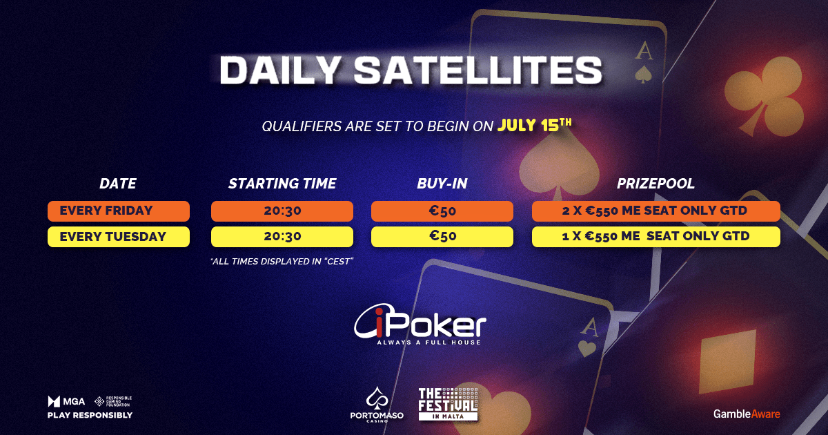 The Festival Malta 2025 | iPoker Qualifiers