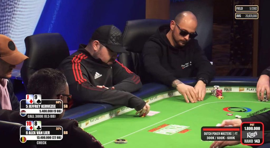 Jeffrey Kervezee (l) vs. Alex Van Lier (r) | Dutch Poker Masters 2025