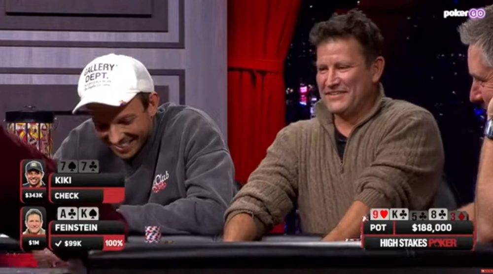 Sam Kiki (l) en Darin Feinstein (r) | High Stakes Poker