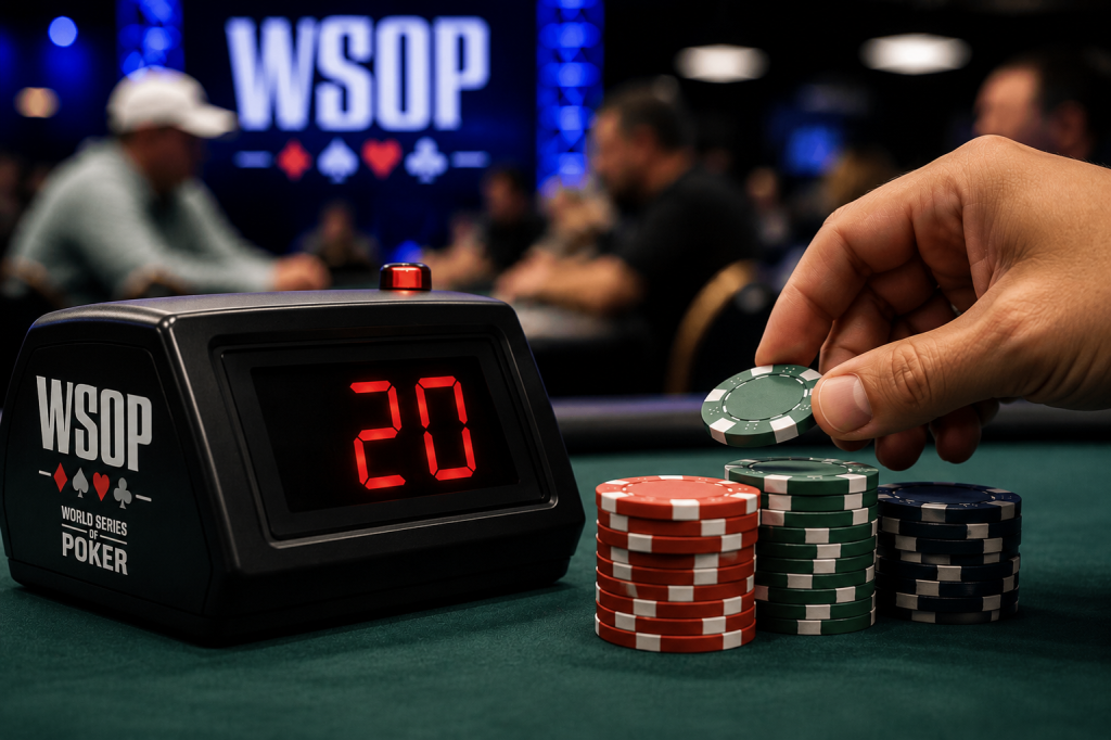 WSOP shot clock